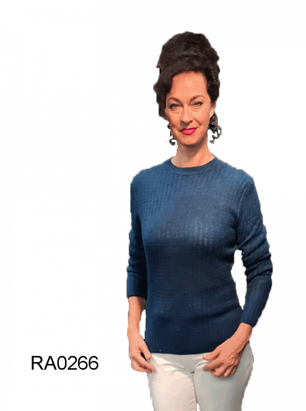 Klassischer Rundausschnitt Damenpullover aus Babyalpaka "Sofia"